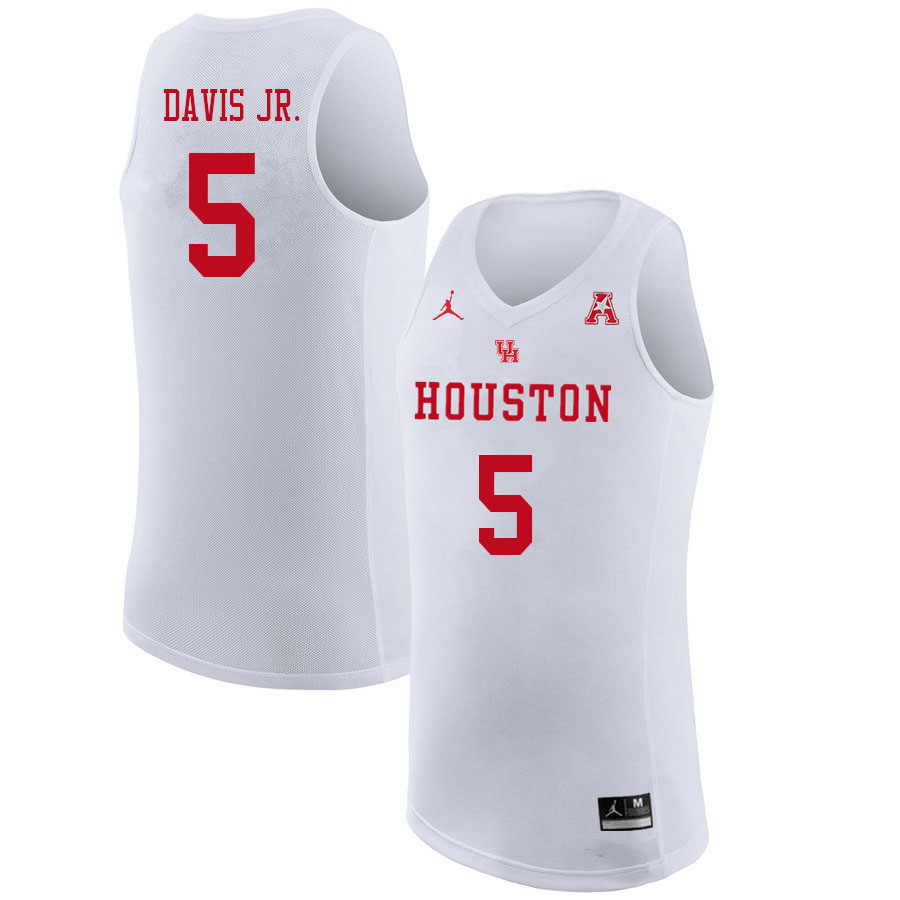 Jordan Brand Men #5 Corey Davis Jr. Houston Cougars College Basketball Jerseys Sale-White